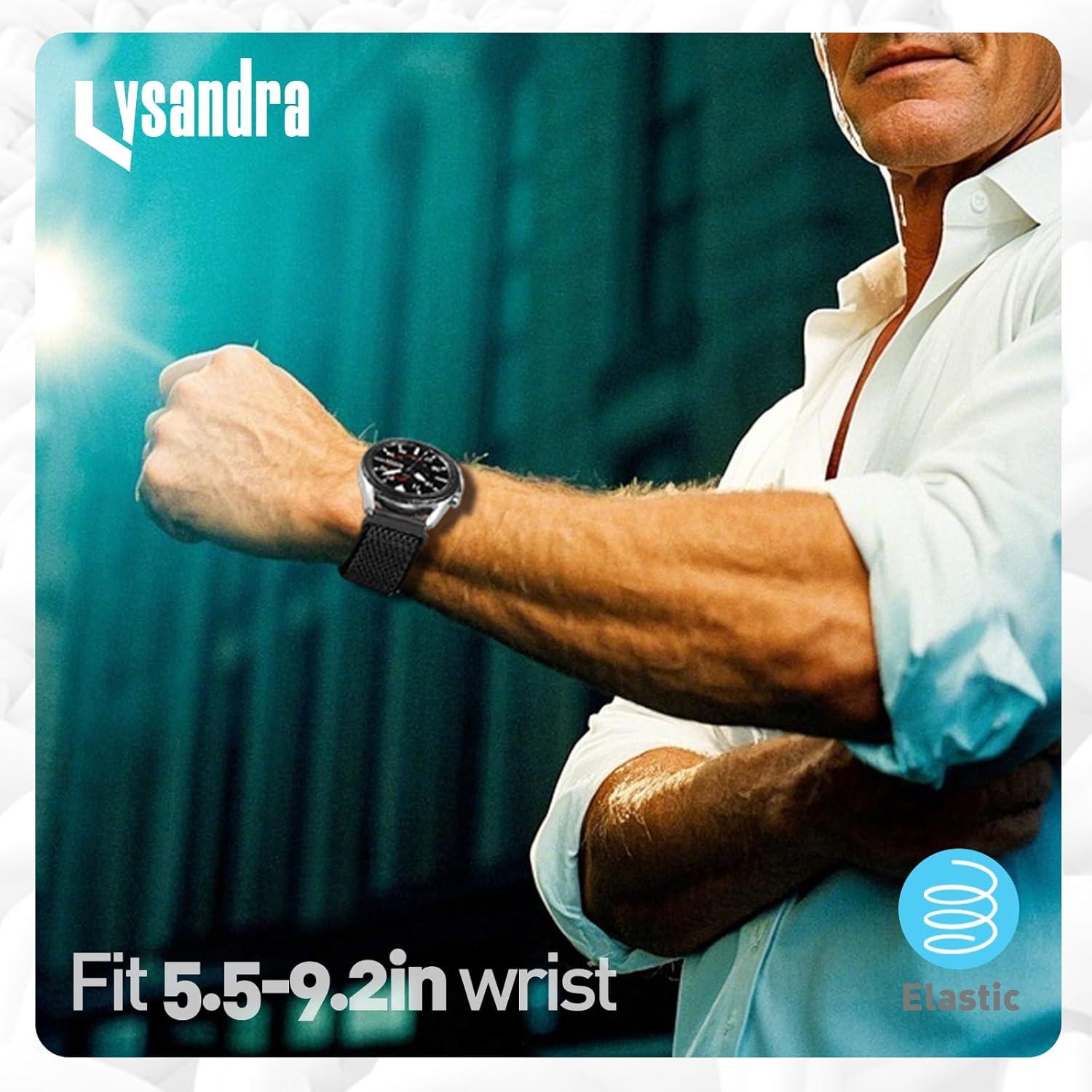 Paquete de 3 Correas de Reloj Nylon LYSANDRA Ajustables para 3Plus