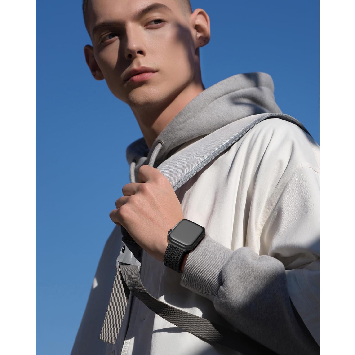 Banda Trenzada Elástica HEARTBOOM para Apple Watch 38-49mm