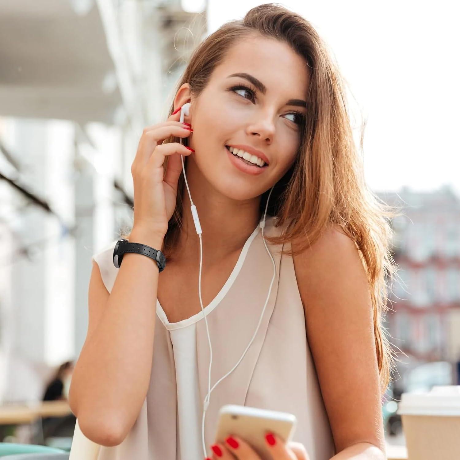 Correa de Cuero 20mm GEAK para Galaxy Watch 7/6/5/4/Active 2