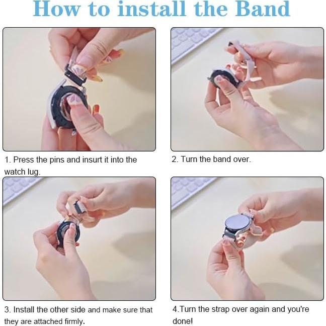 Bandas de Reloj Inteligente ID208 Plus IDW28 - Paquete de 3