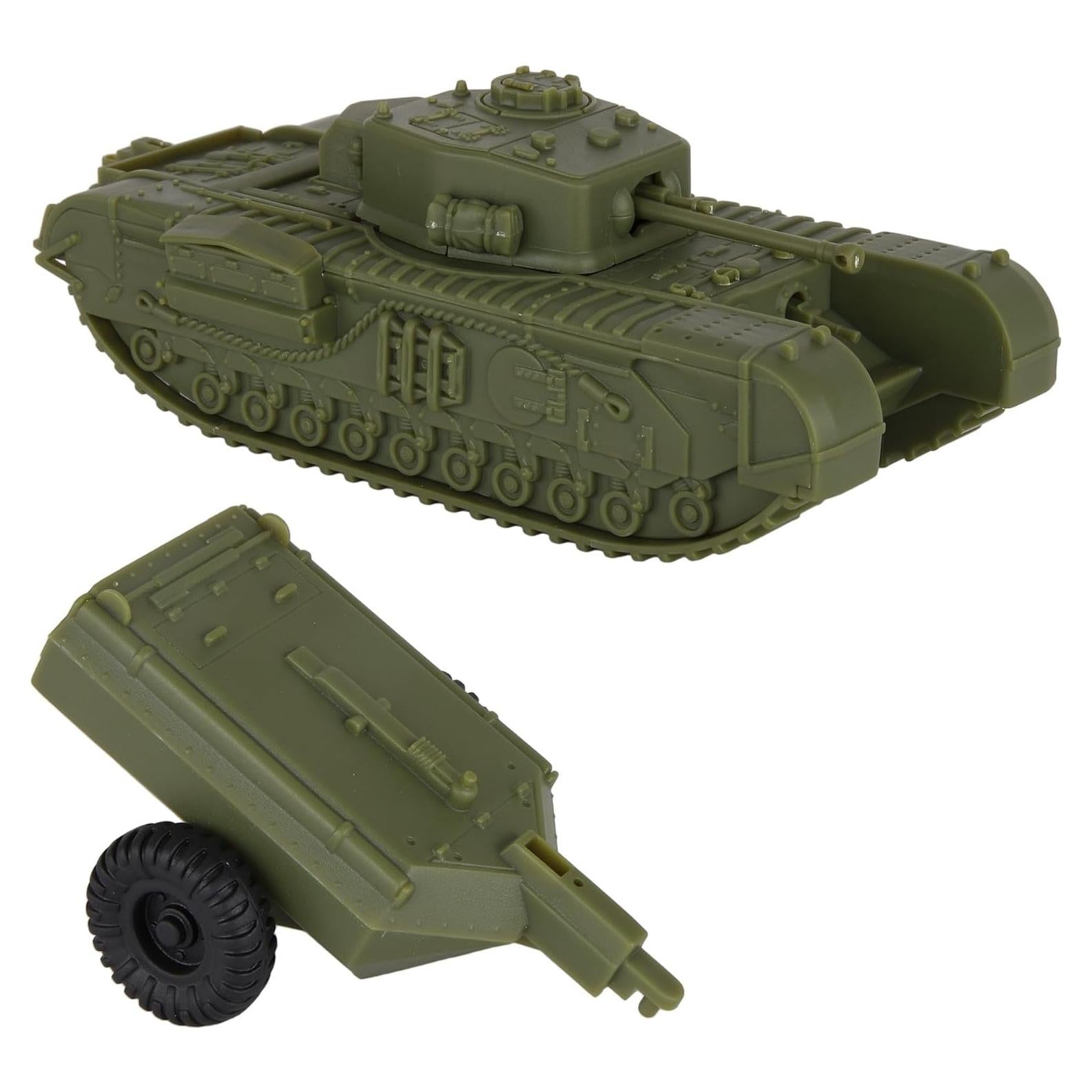 Tanque Churchill Crocodile BMC Toys 1:38 Verde OD