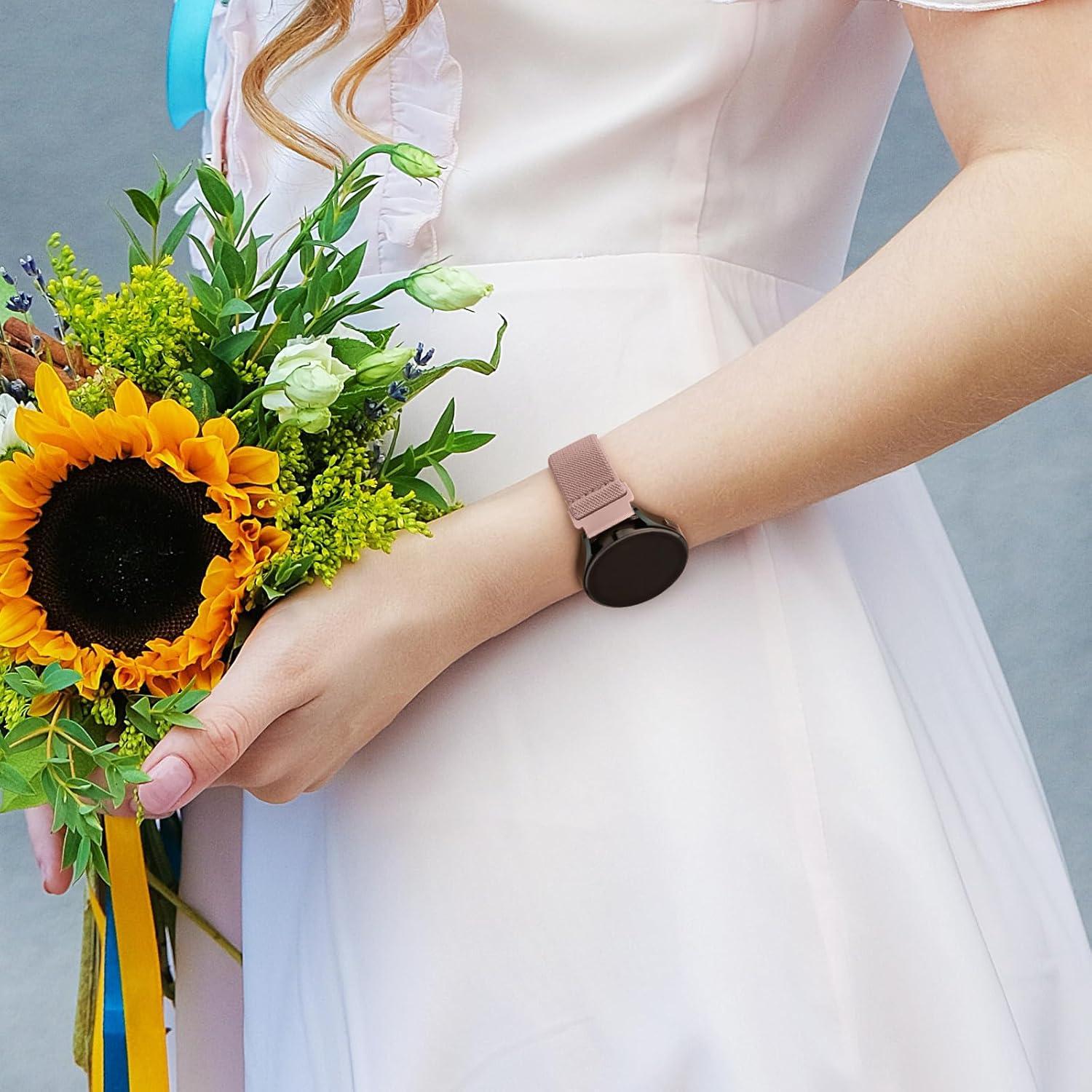 Correas de Reloj Inteligente Meliya 22mm Nylon Elástico Veryfit