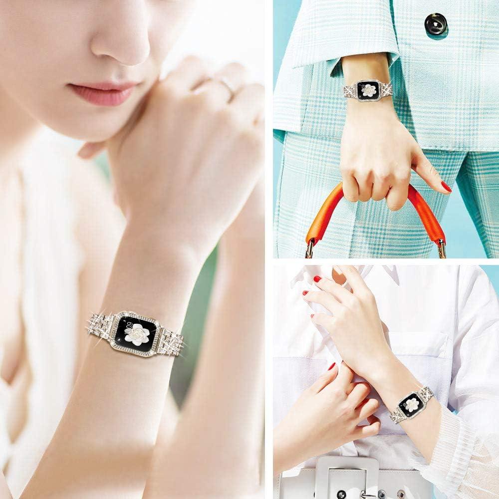 Correa Apple Watch 45mm Bekomo con 2 fundas brillantes