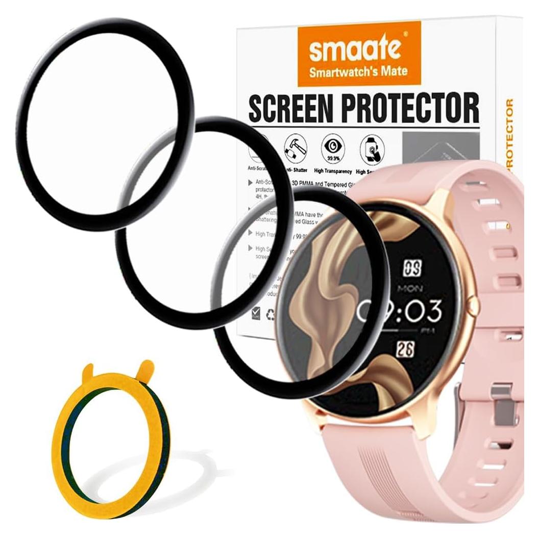 Protector de Pantalla 3D SMAATE para Reloj Inteligente 1.28"