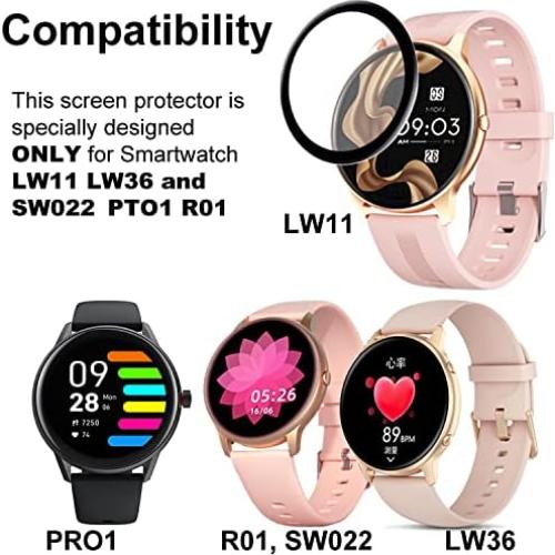 Protector de Pantalla 3D SMAATE para Reloj Inteligente 1.28"