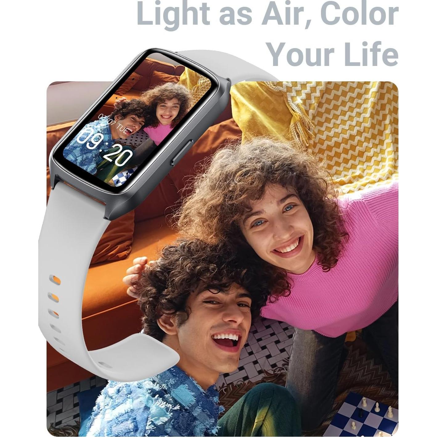 Rastreador de Salud Amzhero D26 con Monitoreo Cardíaco y Sueño