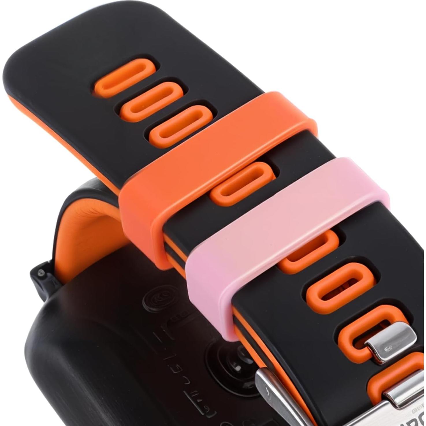 8 Sujetadores de Correa de Reloj 20mm Silicona Multicolor