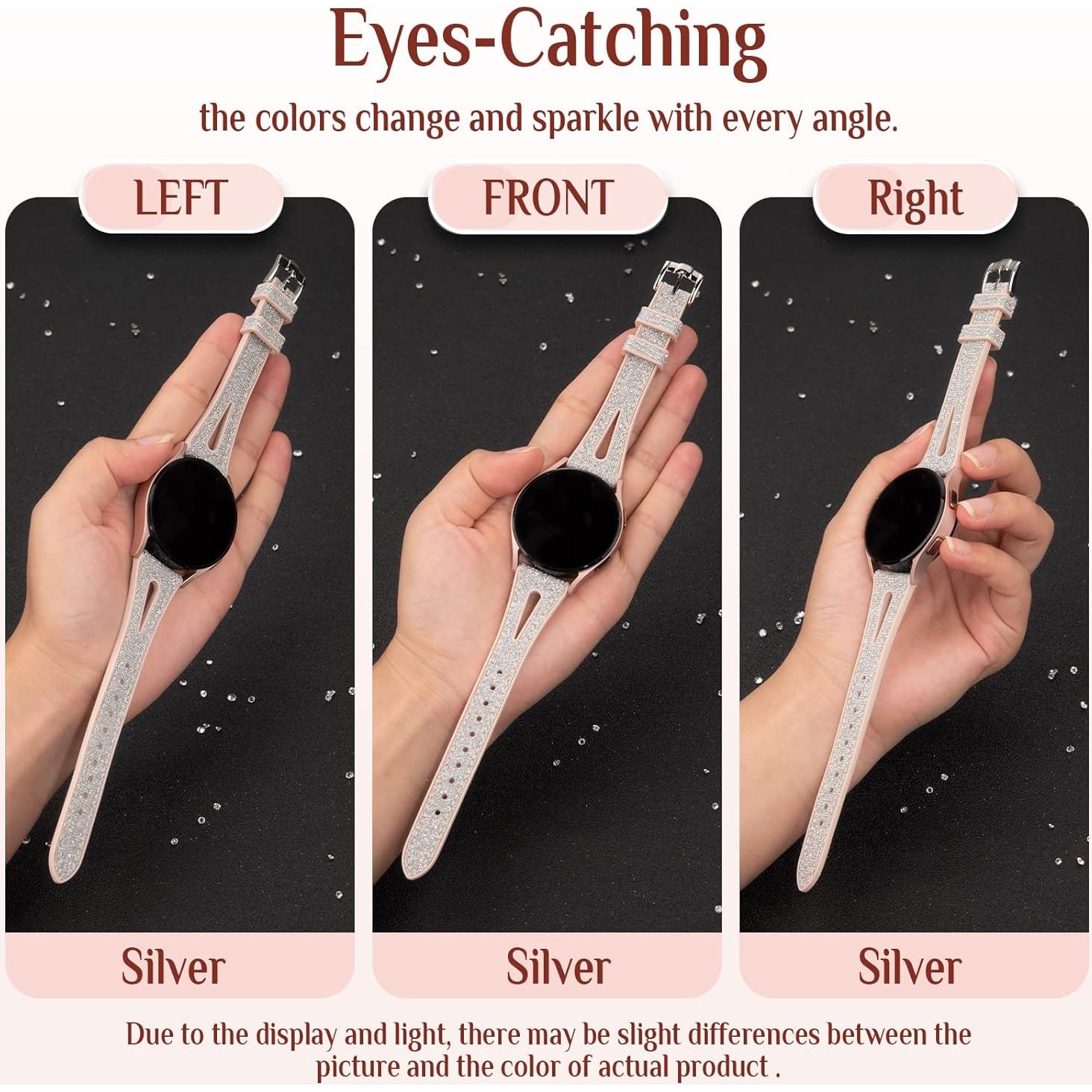 Banda de Silicona Brillante Goton para Samsung Galaxy Watch 20mm