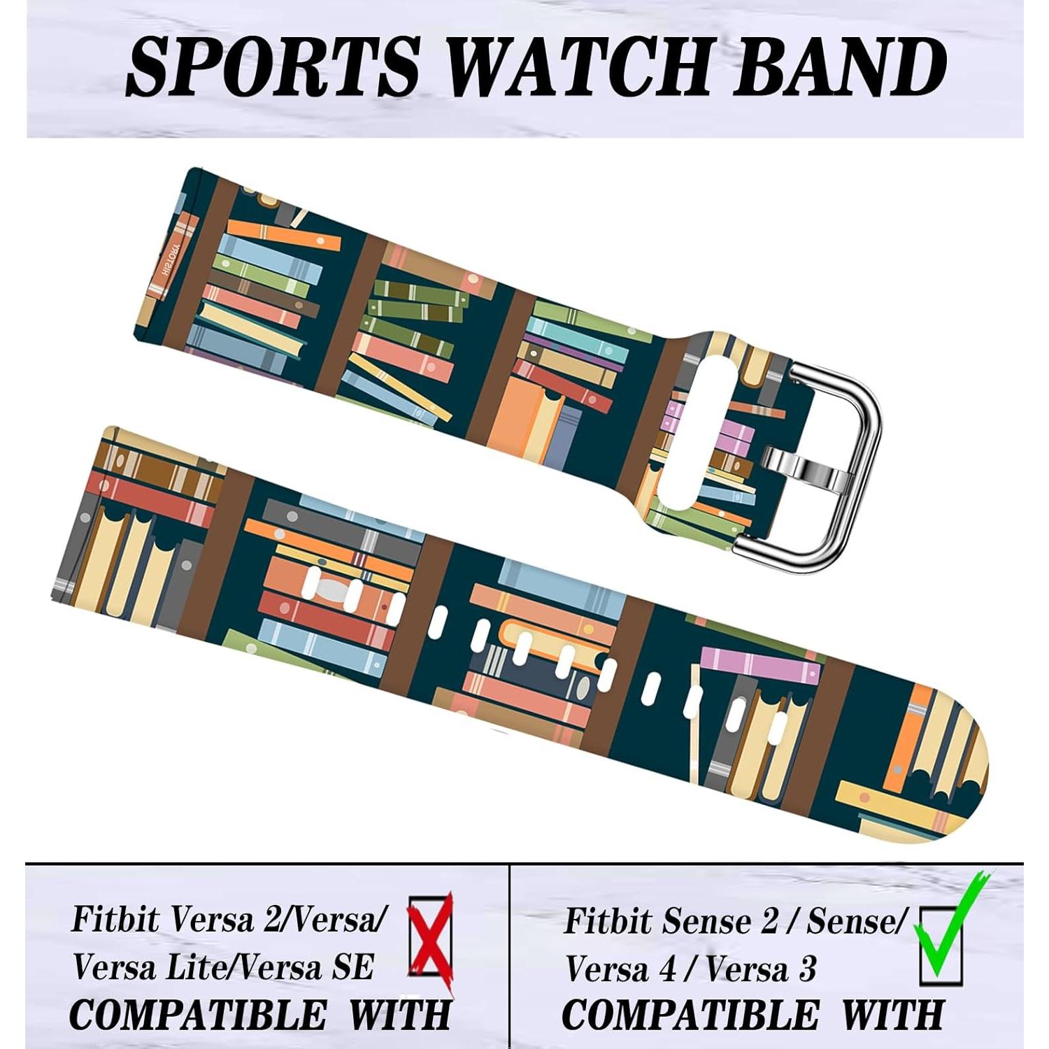 Banda Deportiva Silicona LNZLKING para Versa 4/3/Sense 2