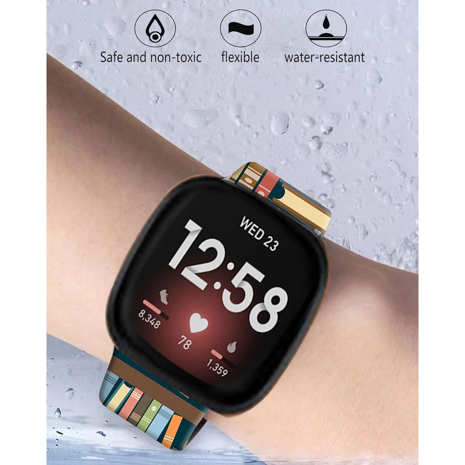 Banda Deportiva Silicona LNZLKING para Versa 4/3/Sense 2