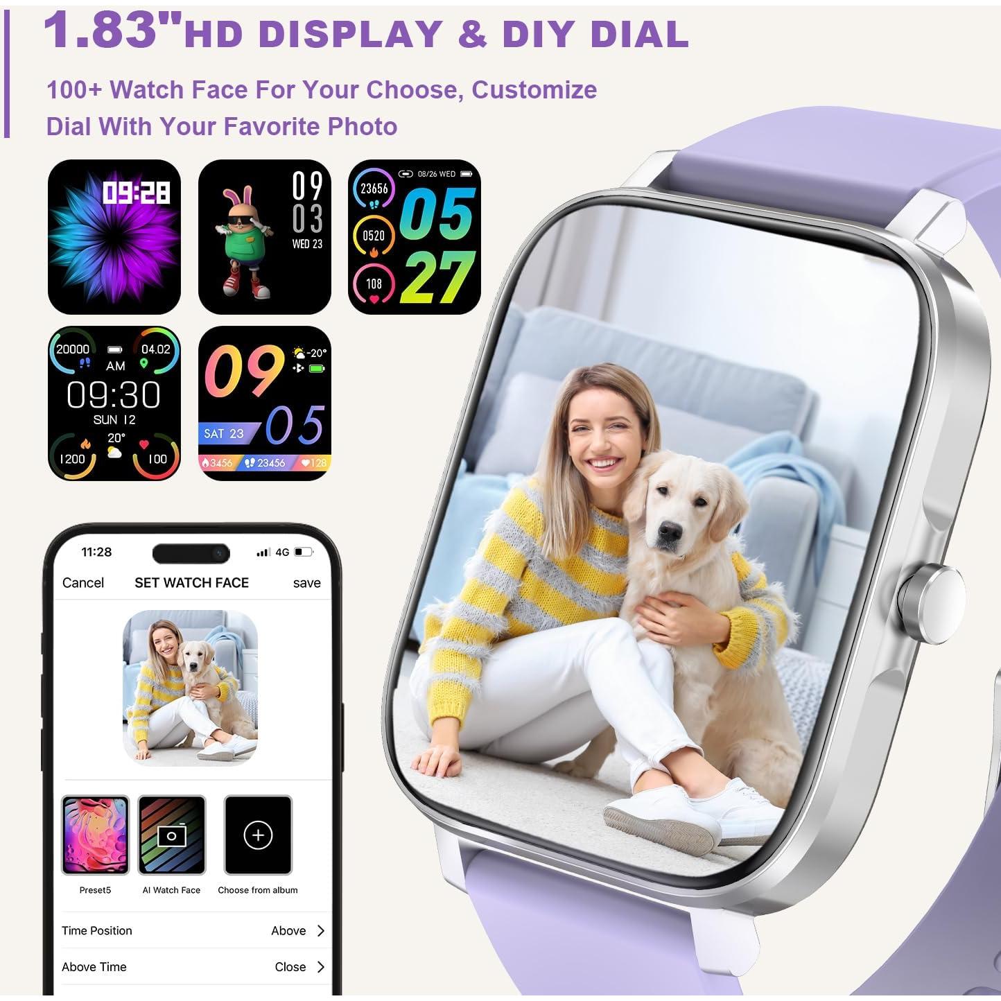 Reloj Inteligente Choiknbo 1.83" Monitoreo Salud IP68