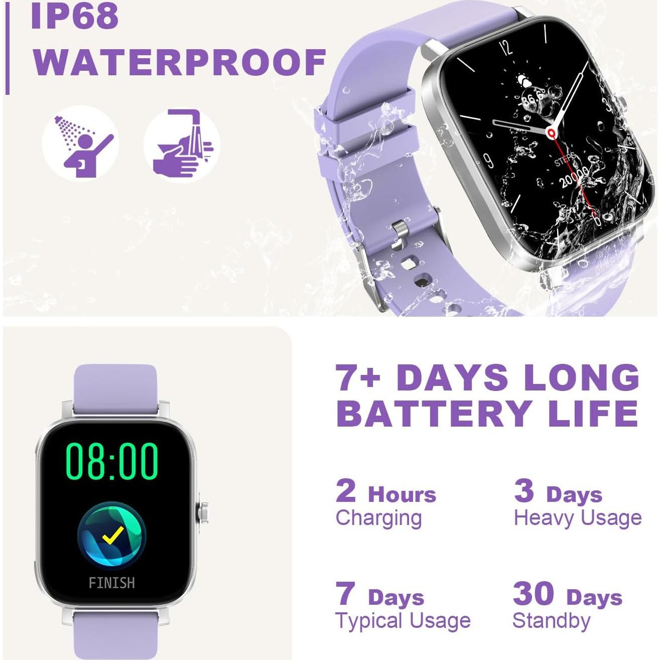 Reloj Inteligente Choiknbo 1.83" Monitoreo Salud IP68