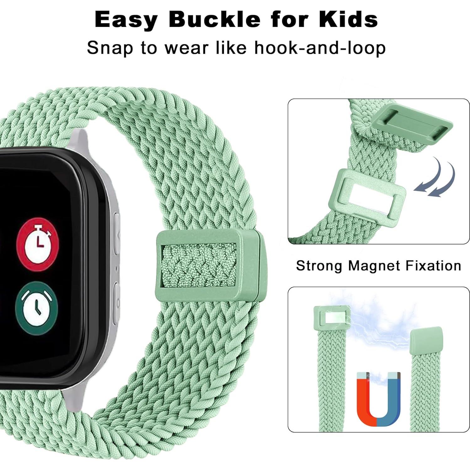 Banda de reloj trenzada Folavii 20mm para Cosmo JrTrack y Gizmo