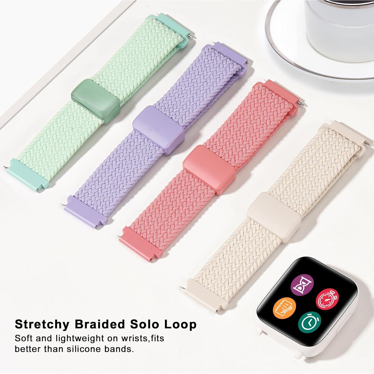 Banda de reloj trenzada Folavii 20mm para Cosmo JrTrack y Gizmo