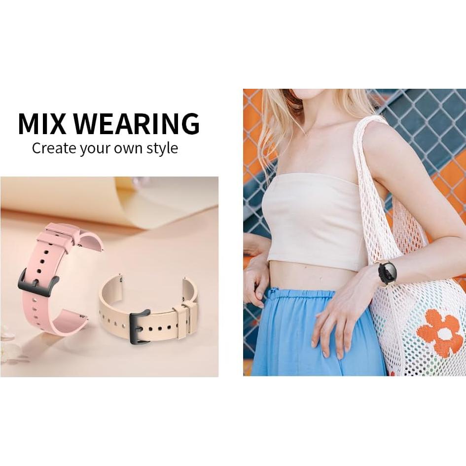 Correa de Silicona Suave FitTurn 22mm para Cubitt Aura Pro