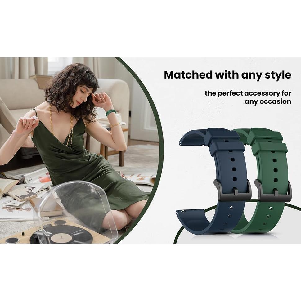 Correa de Silicona Suave FitTurn 22mm para Cubitt Aura Pro