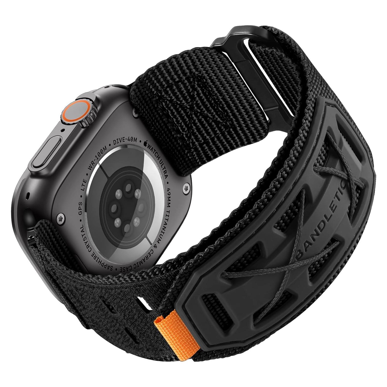 Correa de Reloj Nylon Táctica Bandletic para Apple Watch 49mm-42mm