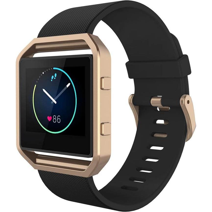 Banda Deportiva Simpeak para Fitbit Blaze Grande Negra/Rosa
