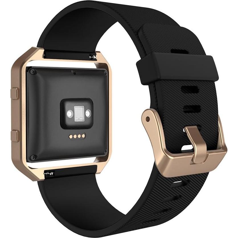 Banda Deportiva Simpeak para Fitbit Blaze Grande Negra/Rosa