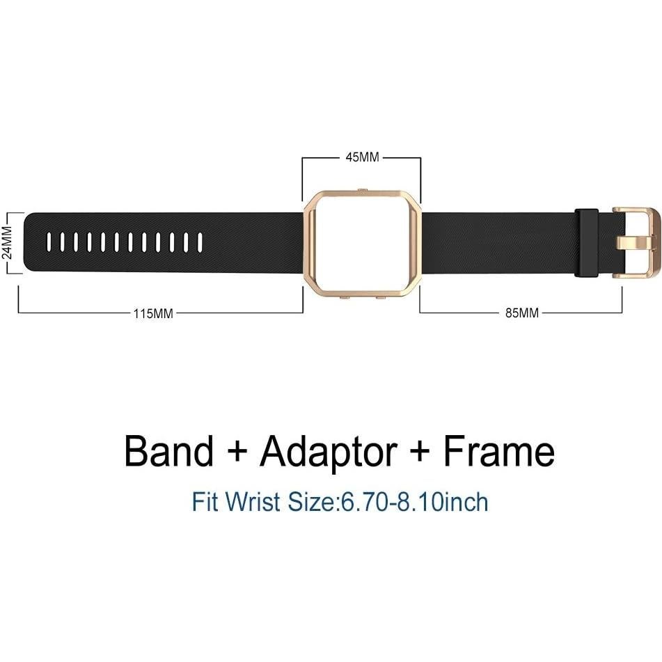 Banda Deportiva Simpeak para Fitbit Blaze Grande Negra/Rosa