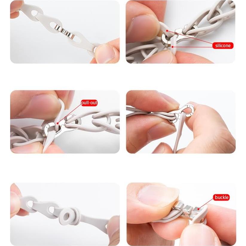 Correa de Silicona Elástica 22mm para Reloj Spade & Co Salud 4