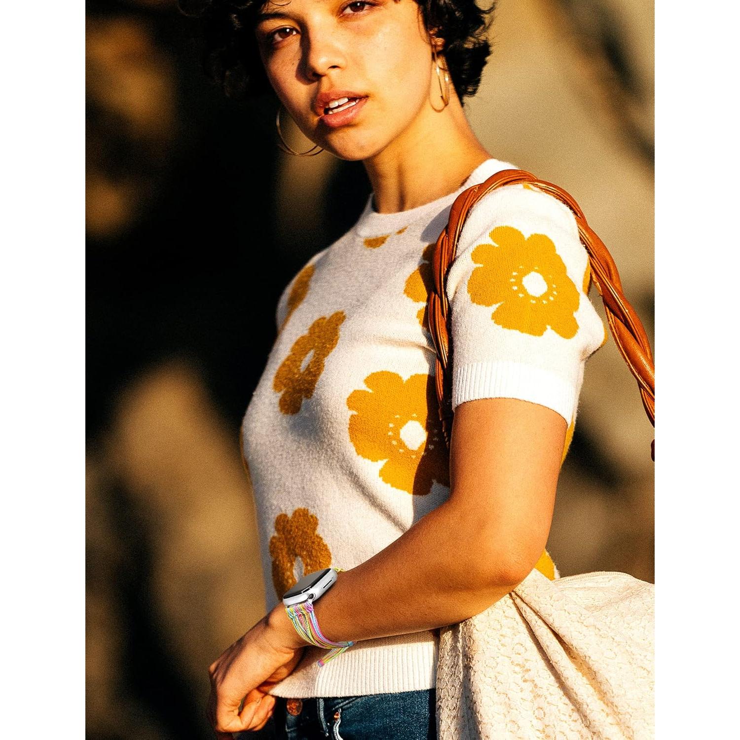 Pulsera Boho JR.DM para Apple Watch 38-46mm Colorido Mujeres