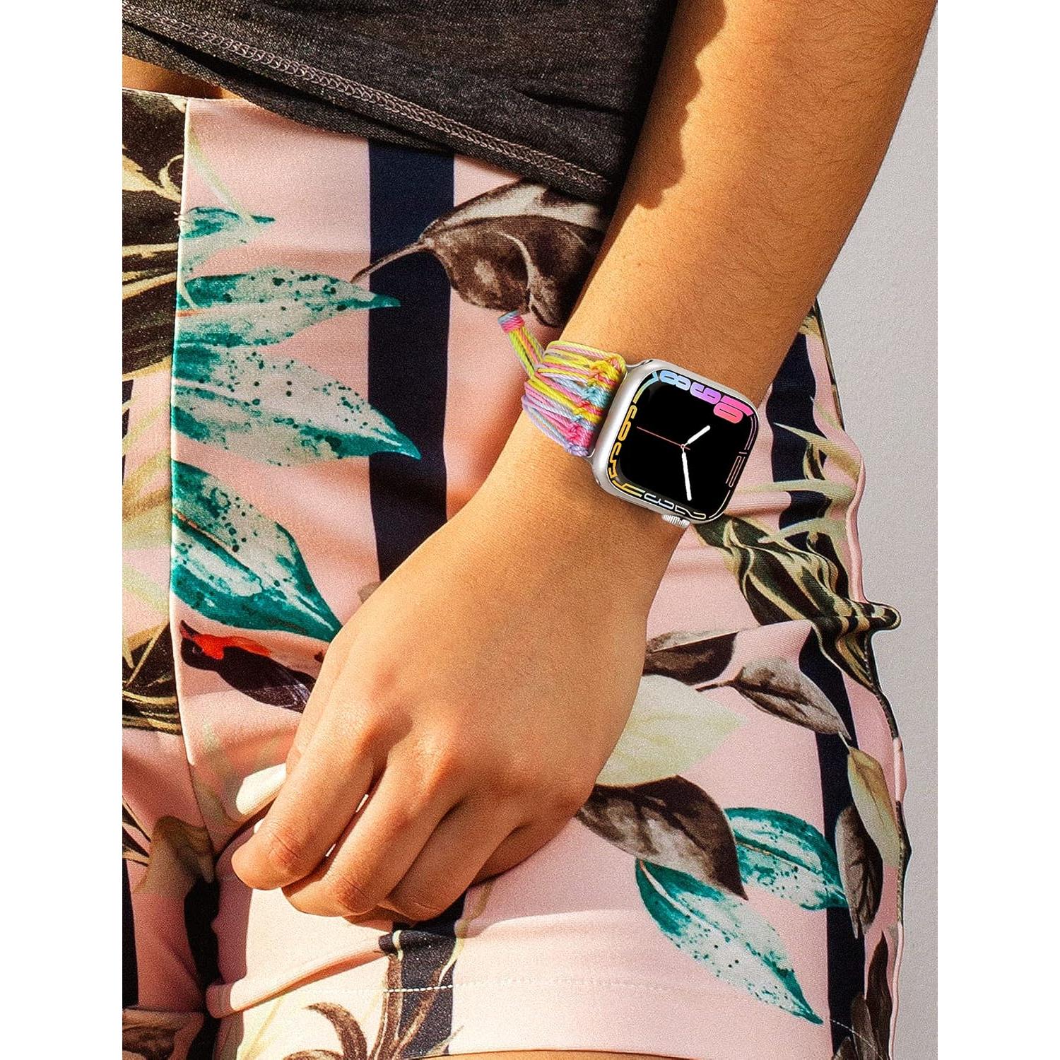 Pulsera Boho JR.DM para Apple Watch 38-46mm Colorido Mujeres