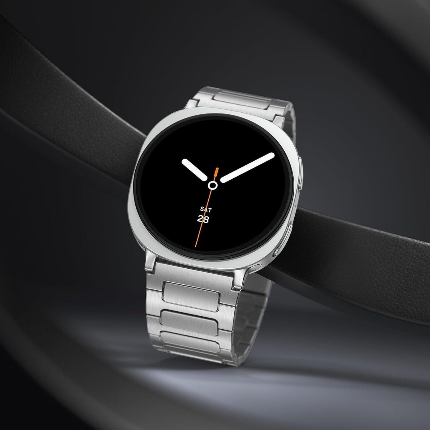 Banda de Acero Inoxidable PanPinnacle para Galaxy Watch 8 46mm