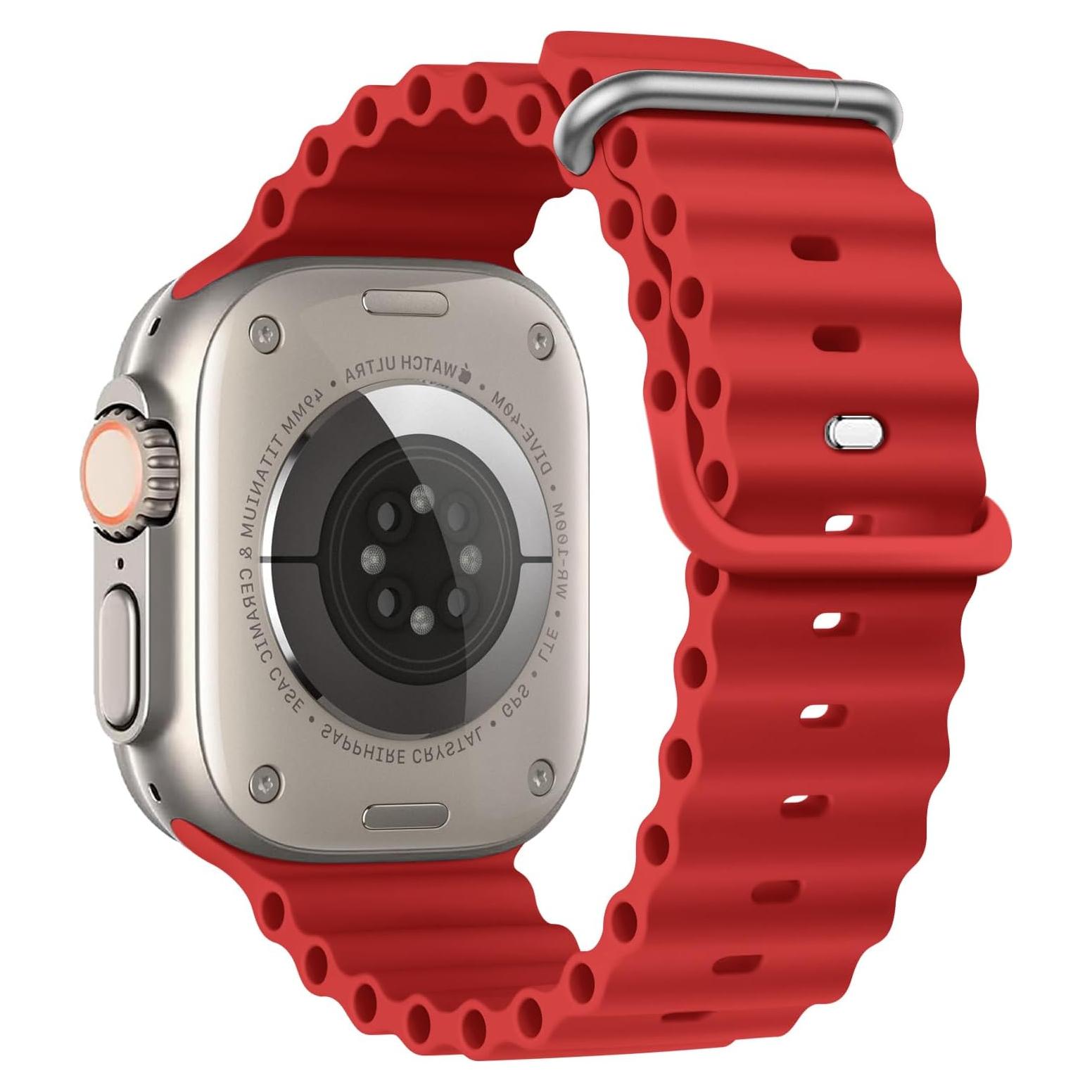 Banda Oceánica de Silicona para Apple Watch Ultra 49mm 46mm 45mm