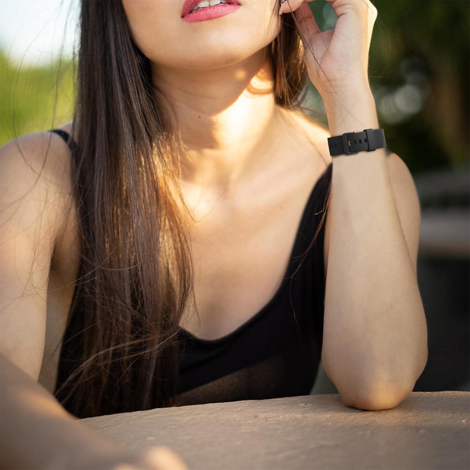 Correa de Reloj de Silicona Meliya 22mm Liberación Rápida Unisex