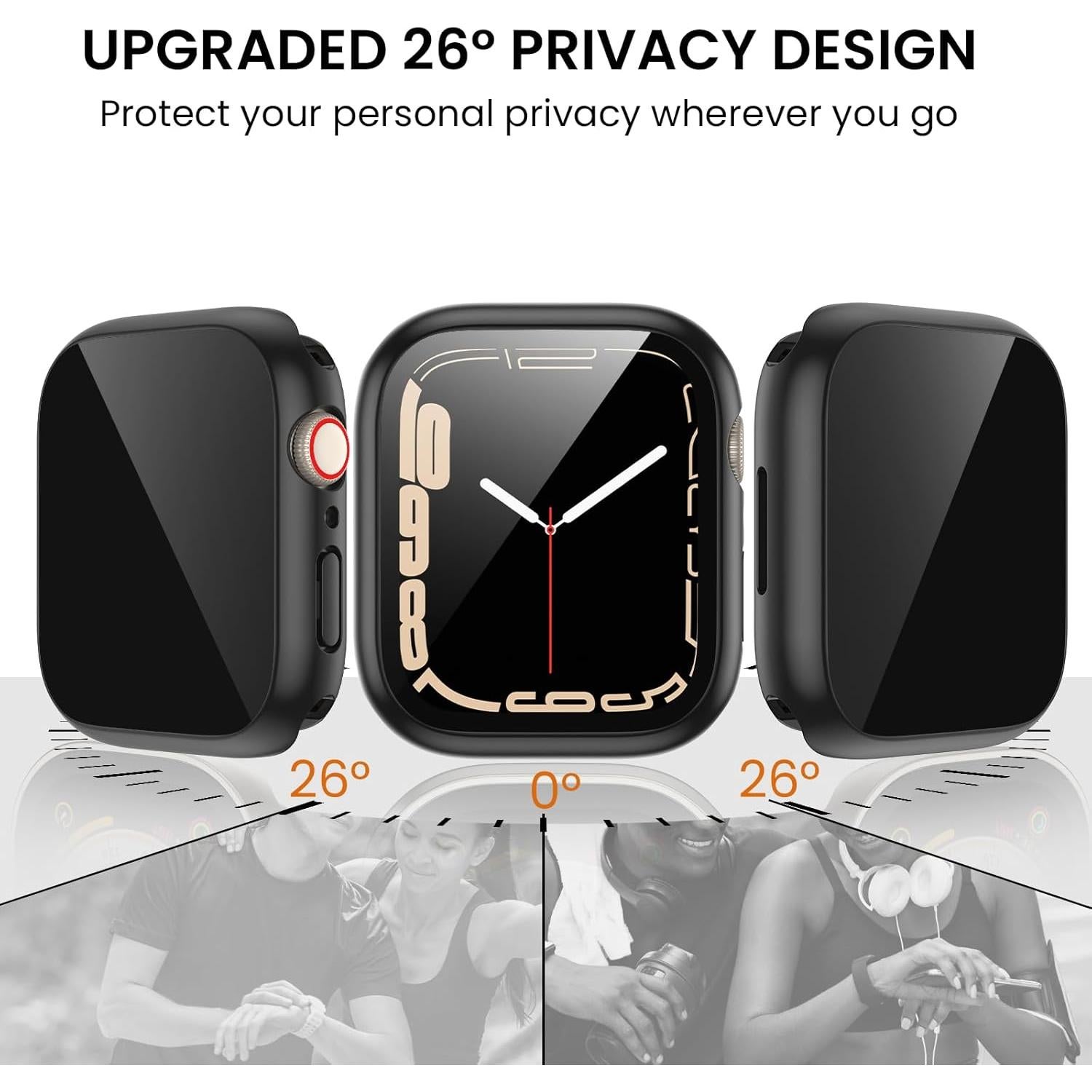Funda Protectora Tensea para Apple Watch 45mm - Impermeable y Anti-espía
