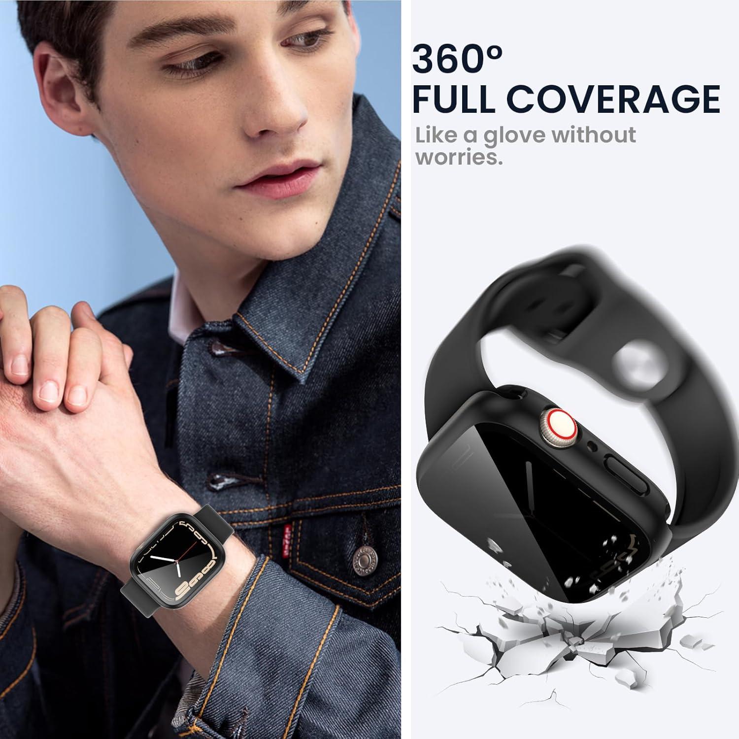 Funda Protectora Tensea para Apple Watch 45mm - Impermeable y Anti-espía