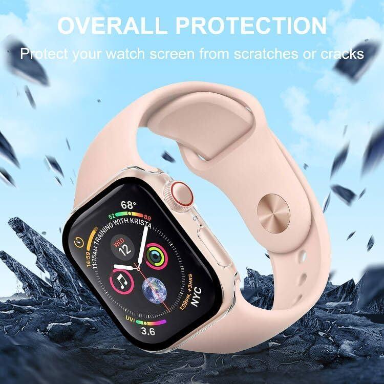 Funda Protectora Sonriente para Apple Watch 40mm - Transparente