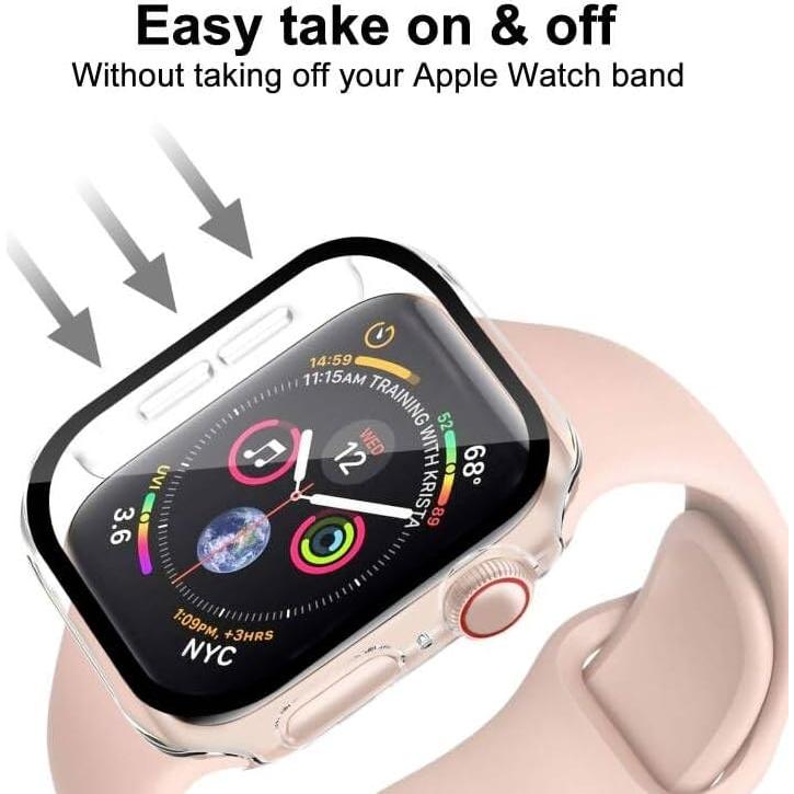 Funda Protectora Sonriente para Apple Watch 40mm - Transparente