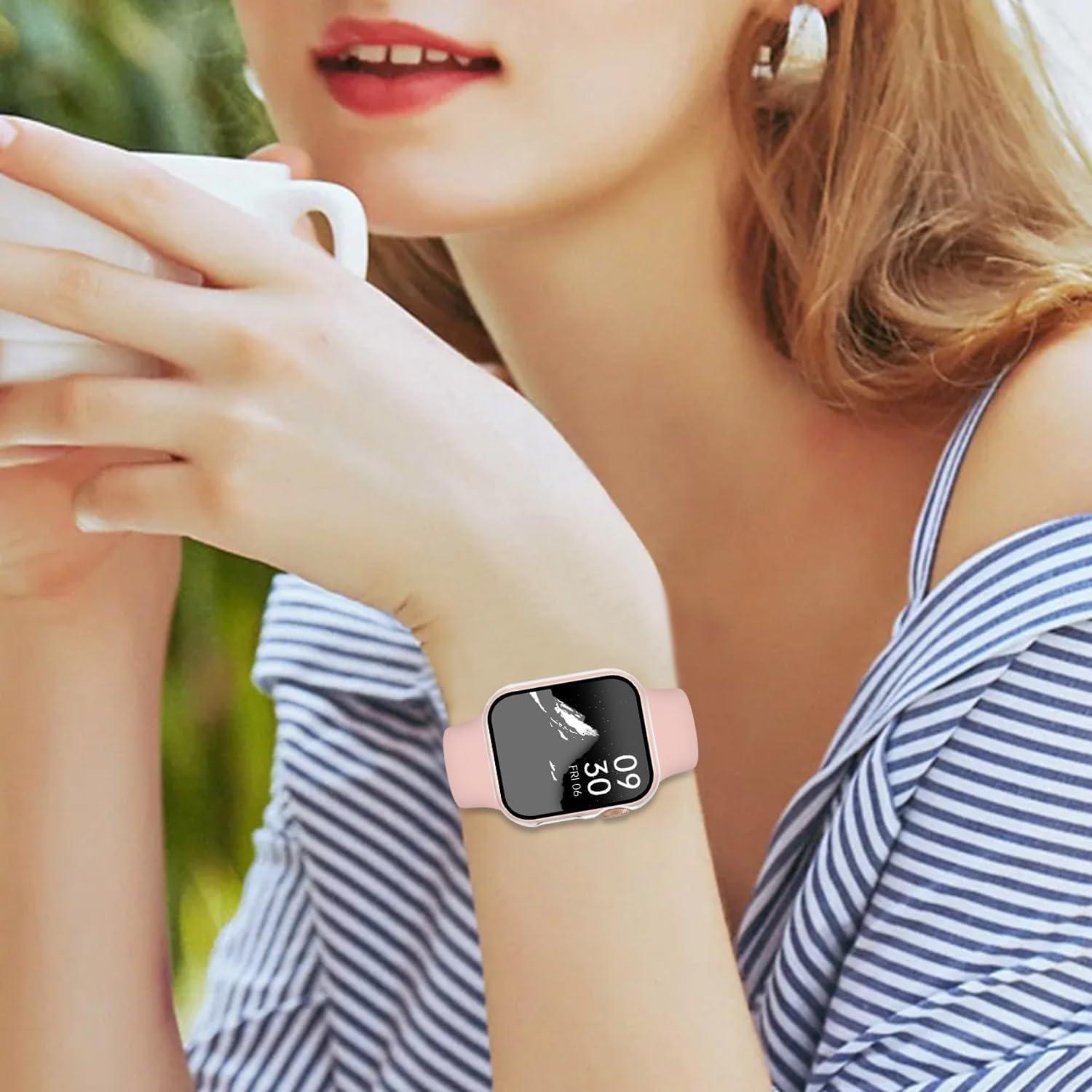 Funda Protectora Sonriente para Apple Watch 40mm - Transparente