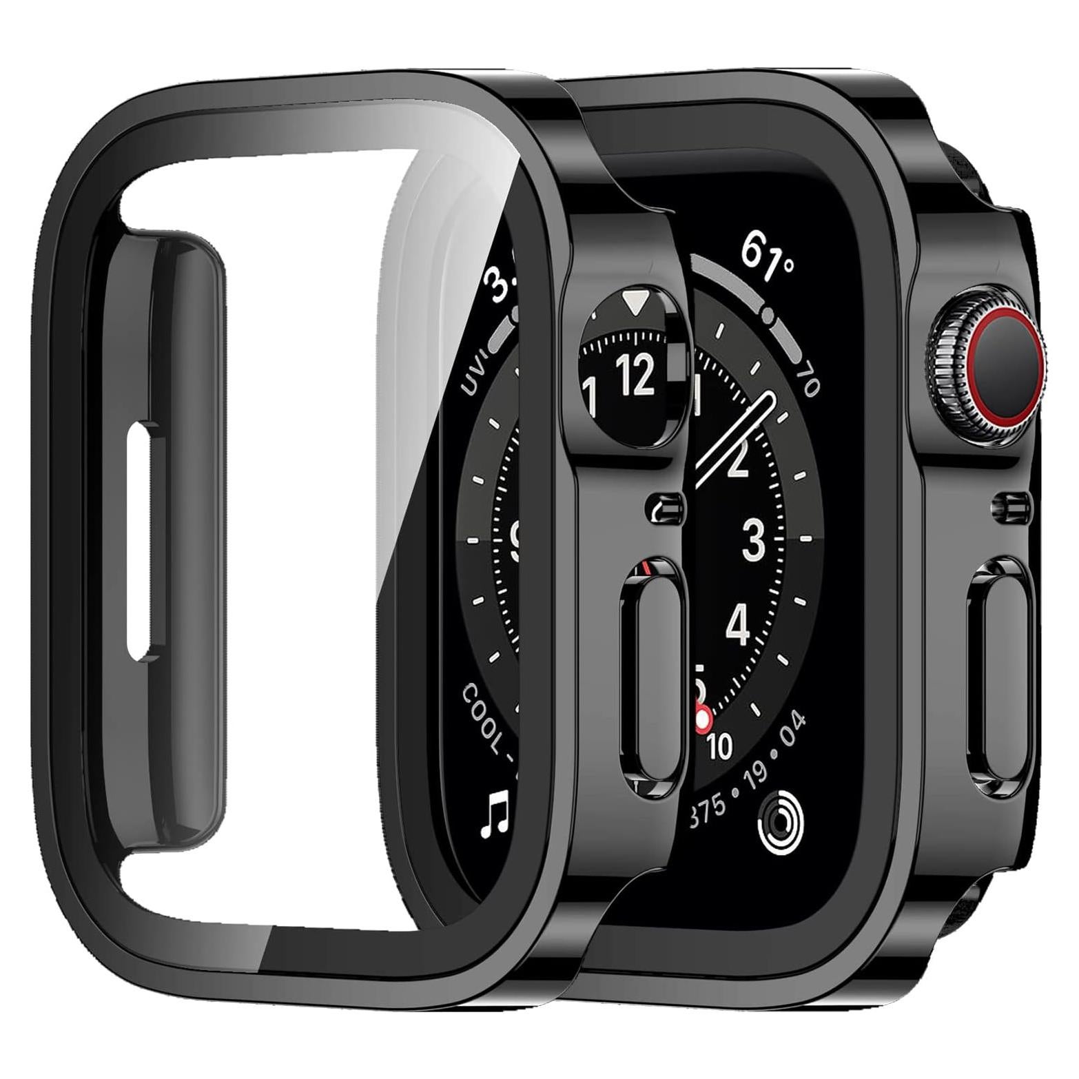 Funda Dura Amizee para Apple Watch 44mm Series 6/5/4/SE Negra