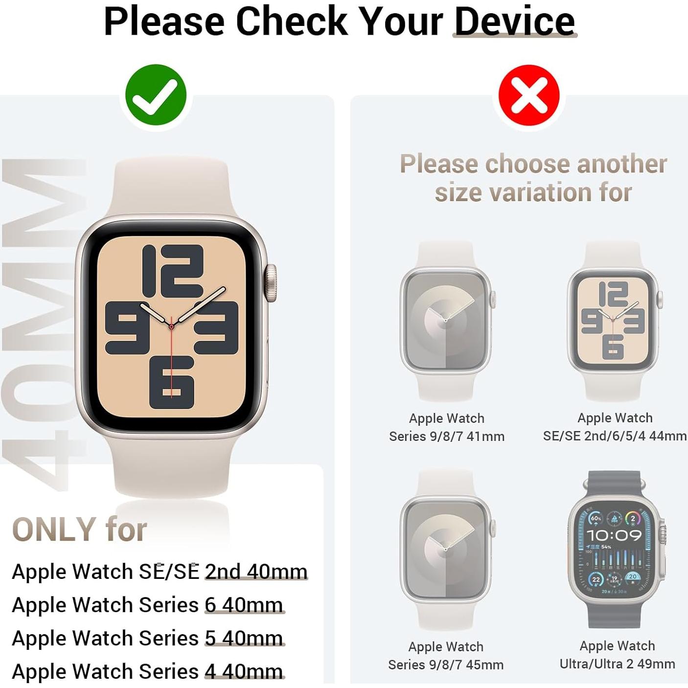 Funda Protectora Tensea para Apple Watch 40mm/42mm/44mm/46mm