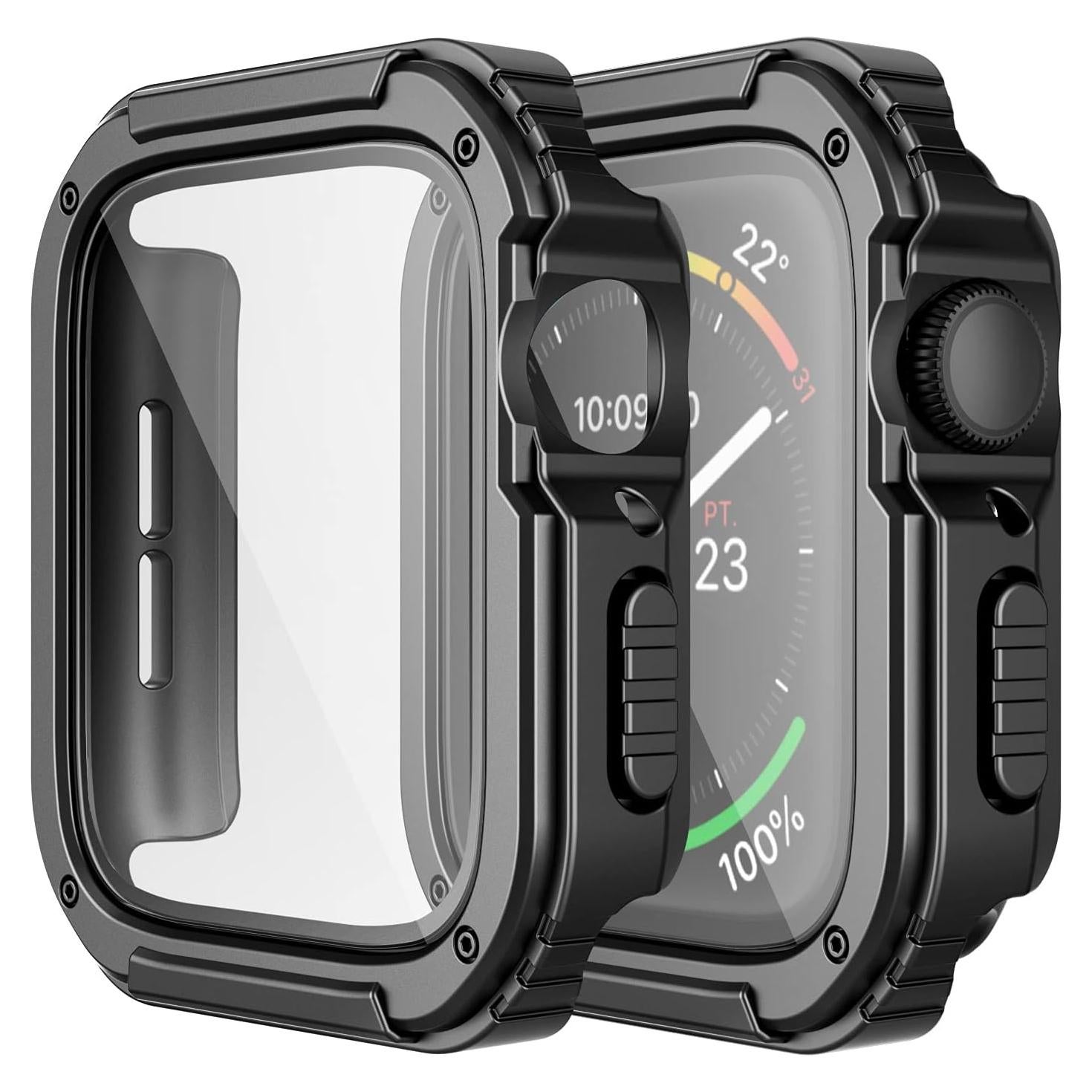 Funda Resistente Adepoy para Apple Watch 44mm con Protector