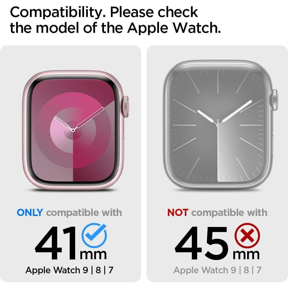 Funda delgada Spigen para Apple Watch Series 9/8/7 41mm