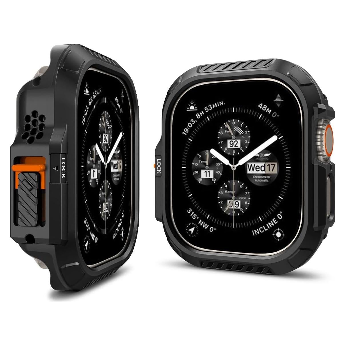 Funda Spigen Lock Fit para Apple Watch Ultra 49mm - Negro