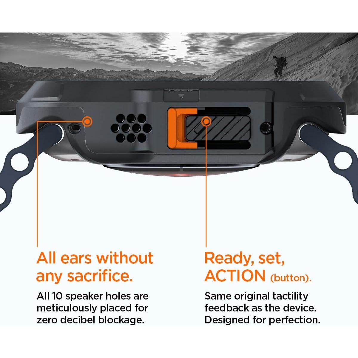 Funda Spigen Lock Fit para Apple Watch Ultra 49mm - Negro