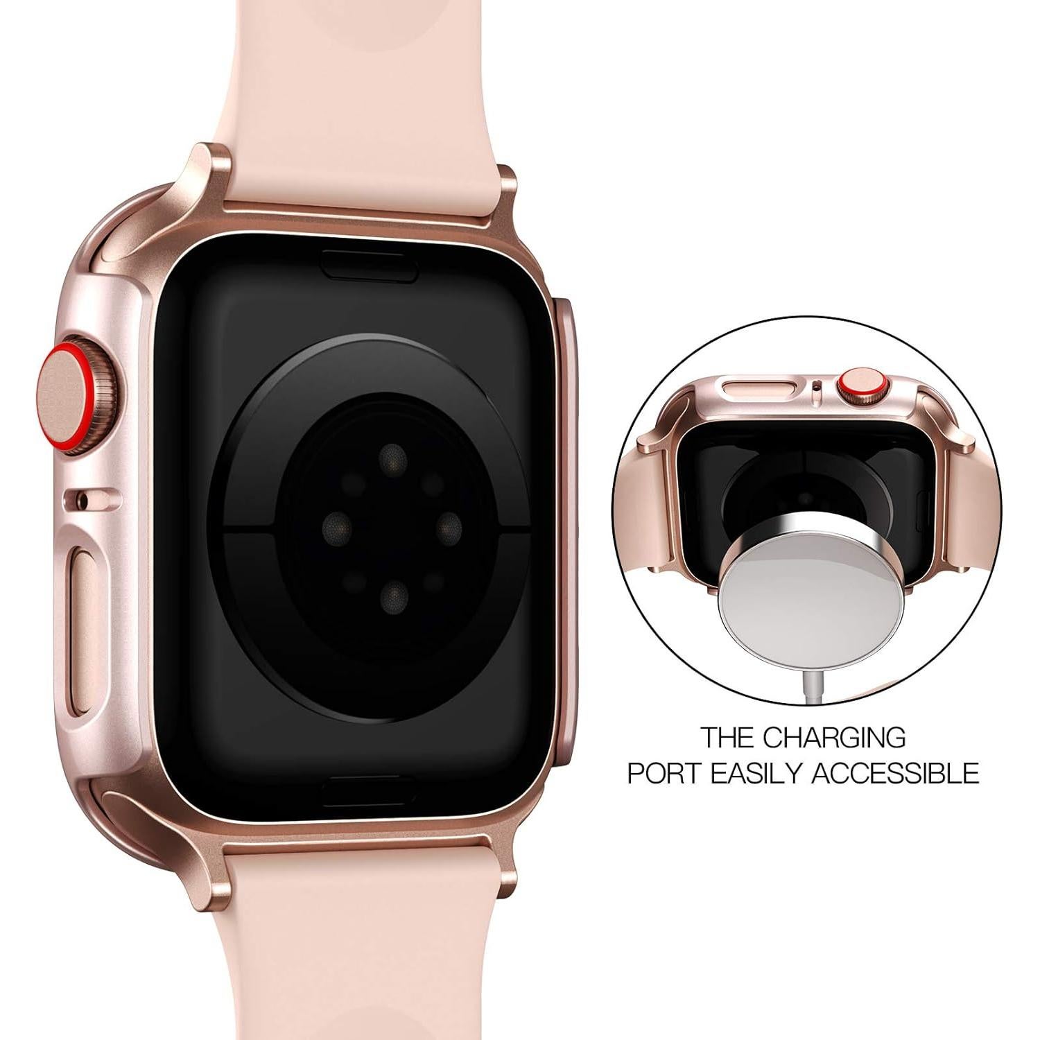 Paquete de 6 Fundas para Apple Watch SE 40mm con Protector