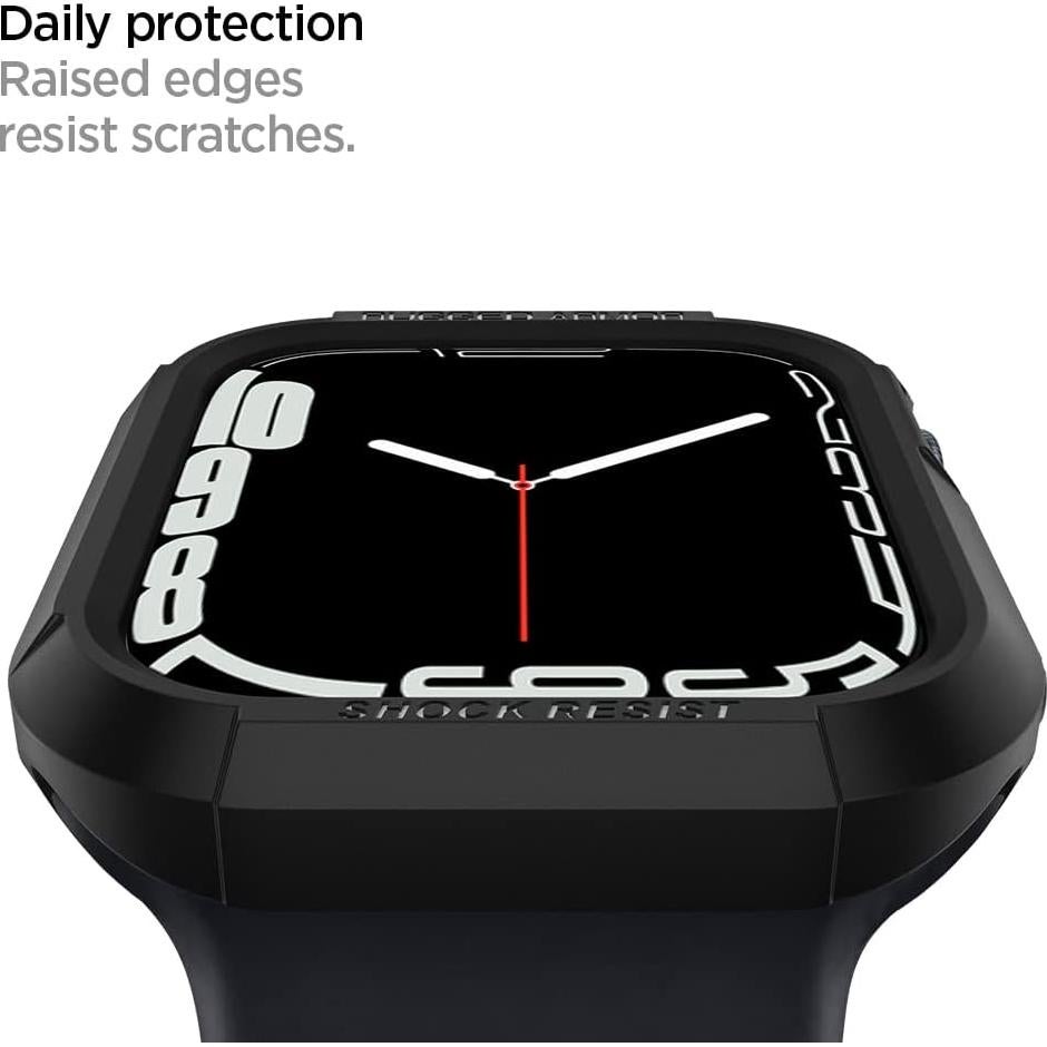 Funda Rugged Armor Spigen para Apple Watch 41mm/40mm - Negro