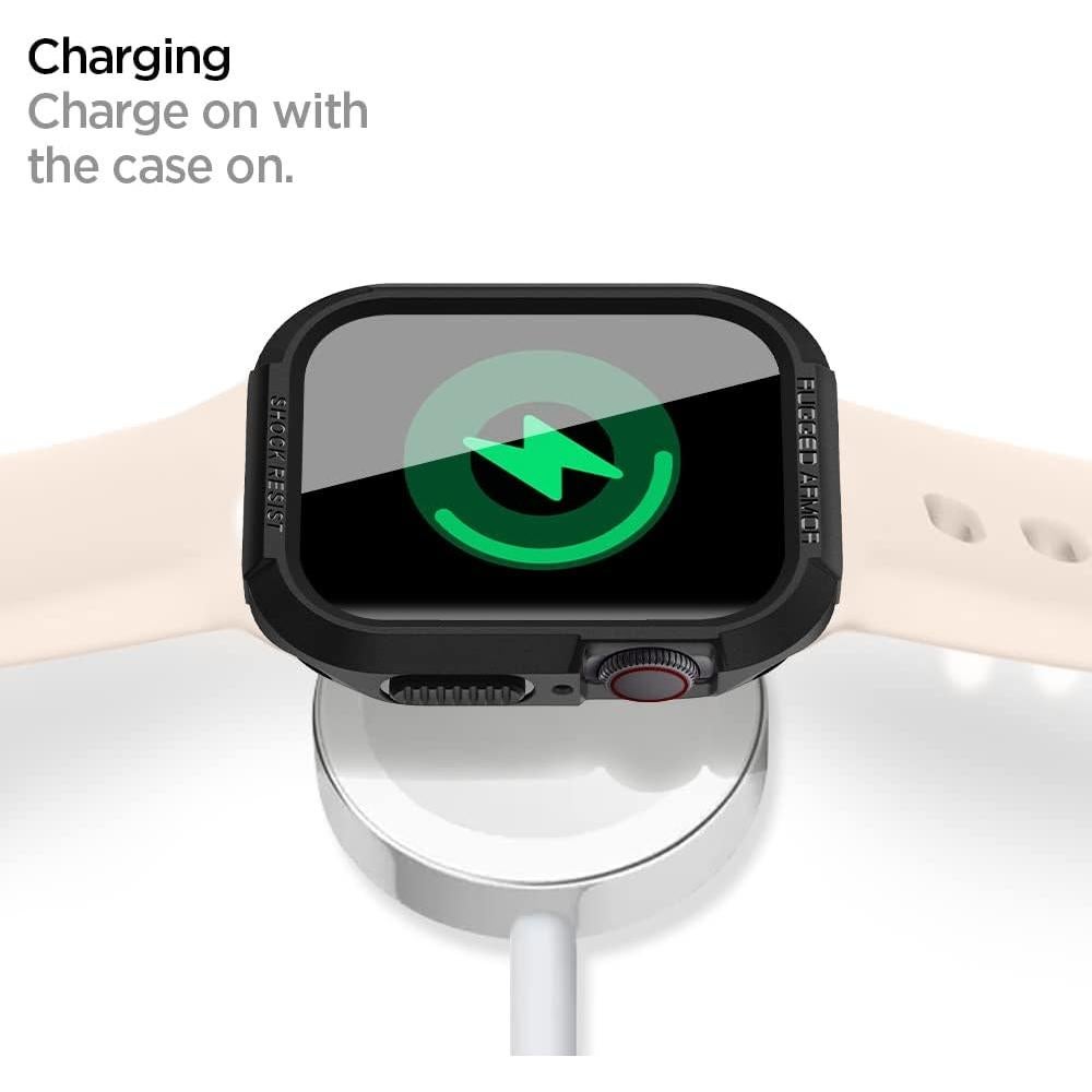 Funda Rugged Armor Spigen para Apple Watch 41mm/40mm - Negro