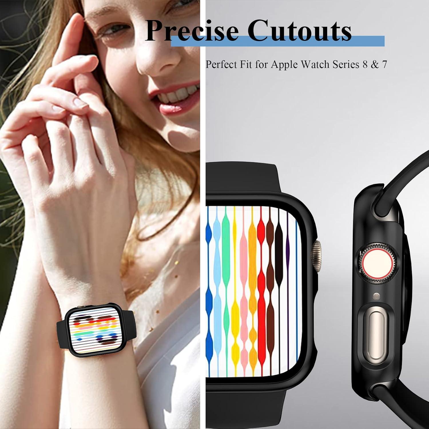 Protector de Pantalla Vidrio Templado YMHML para Apple Watch 44mm