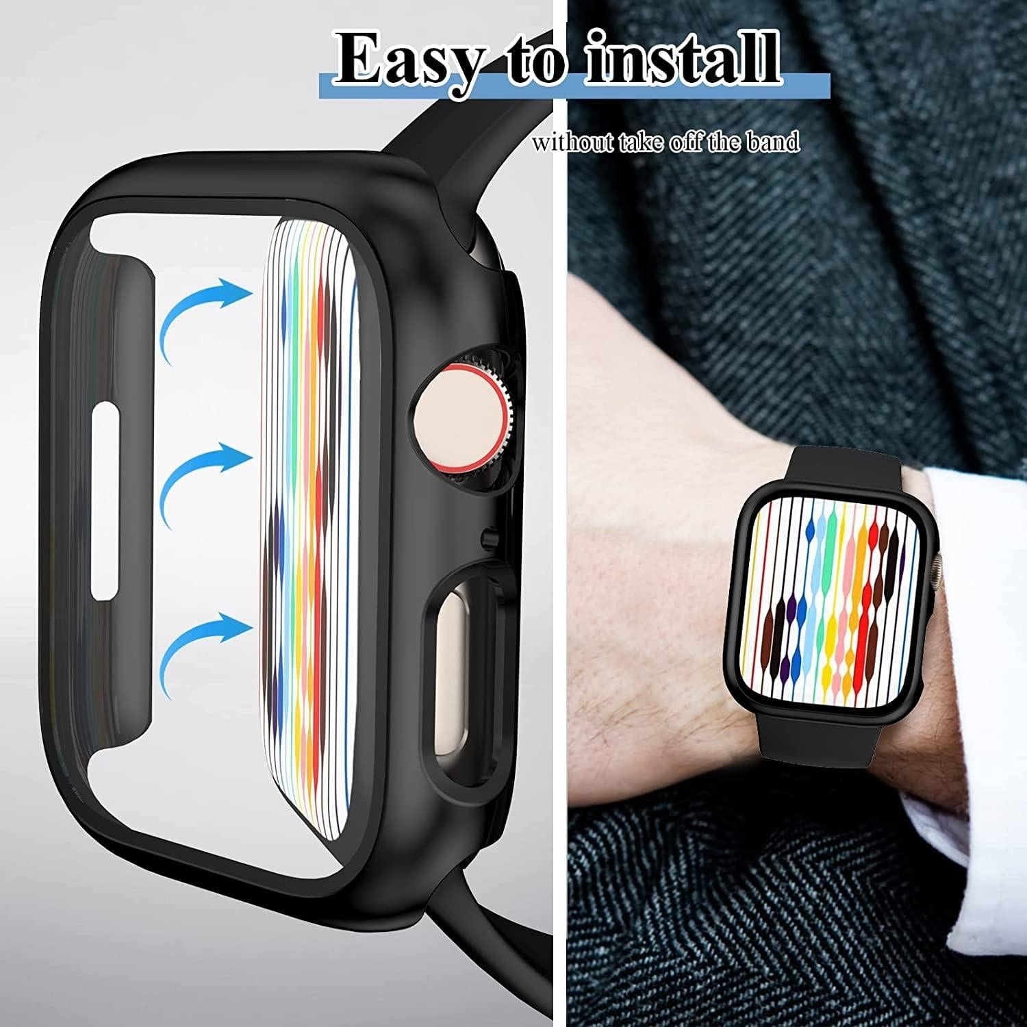 Protector de Pantalla Vidrio Templado YMHML para Apple Watch 44mm
