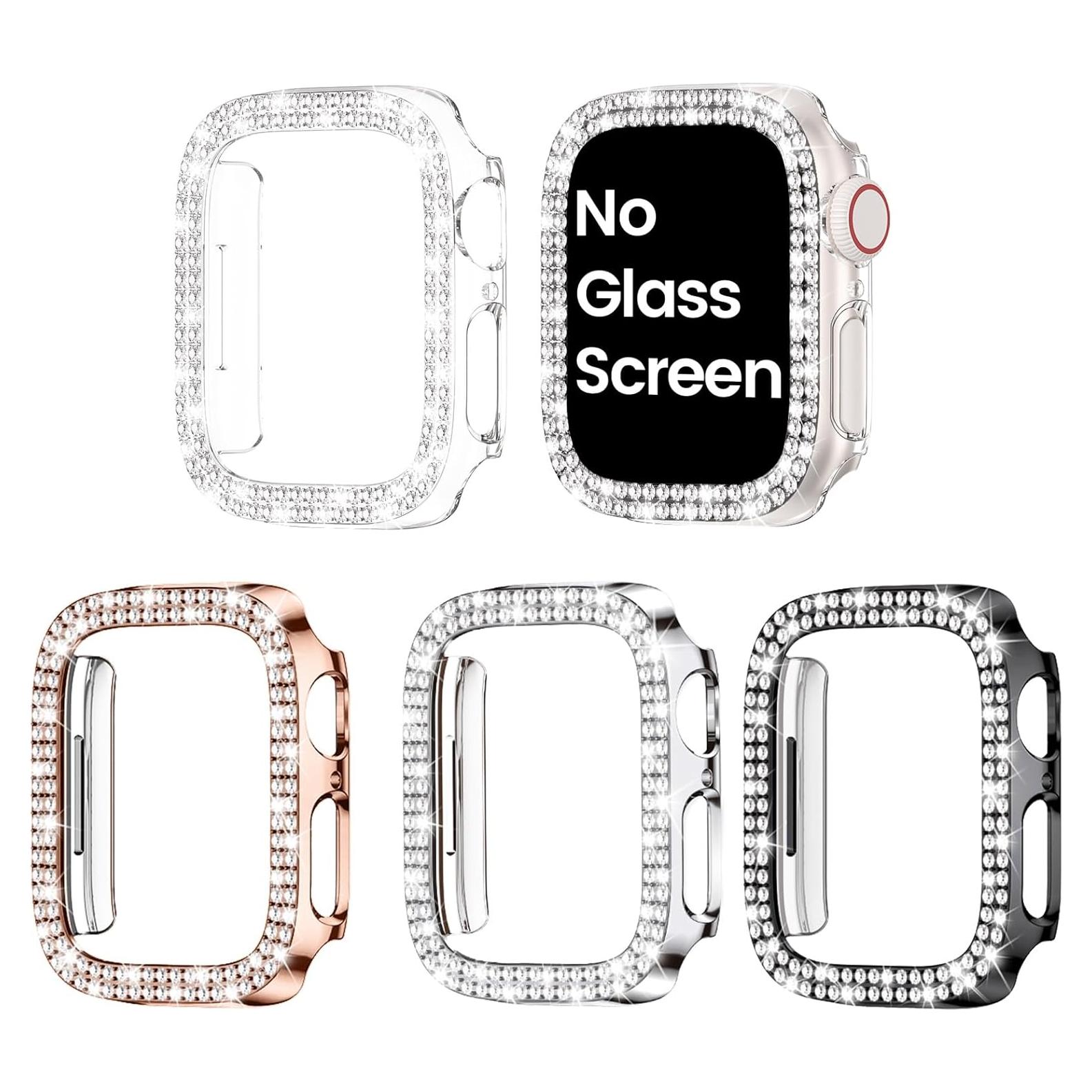 Funda Protectora Brillante Goton para Apple Watch 41mm - 4 Pack