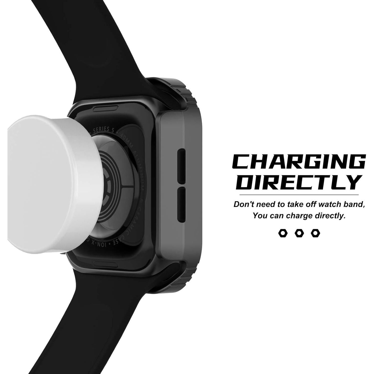 Funda Protectora Recoppa para Apple Watch 40mm Negro