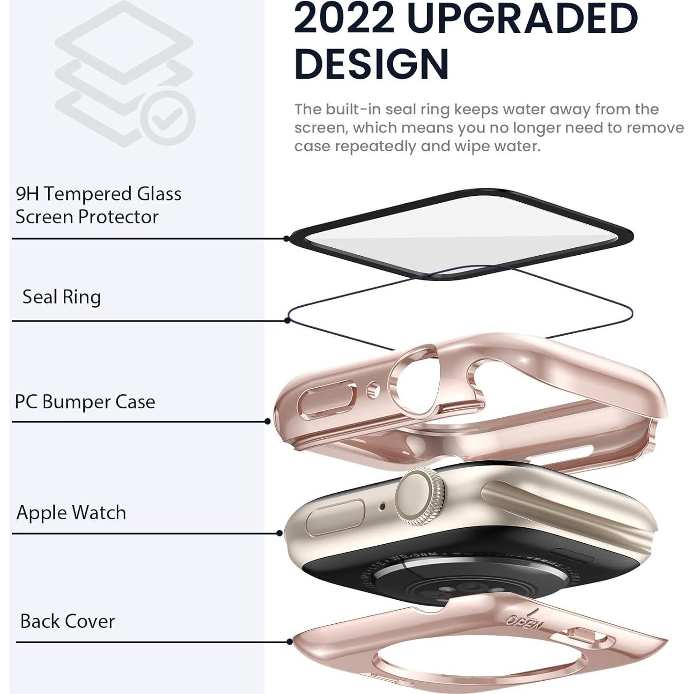 Funda Protectora Impermeable Tensea para Apple Watch 40mm