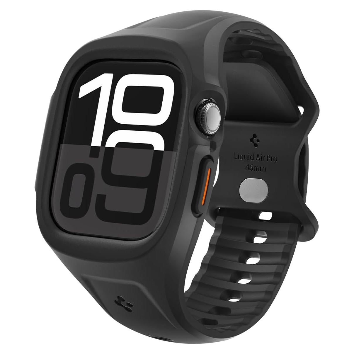 Correa Deportiva Spigen Liquid Air Pro para Apple Watch 10 46mm - Negro Mate